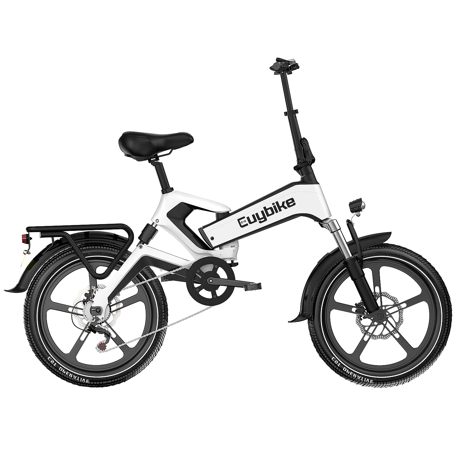 Электрический велосипед 20 дюймов из магниевого сплава с полной подвеской Shimano 7 скоростей 750 Вт литиевая батарея