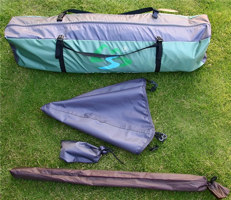 Polyester oxford fabric  5 person double camping easy up tent camping gear for camping price