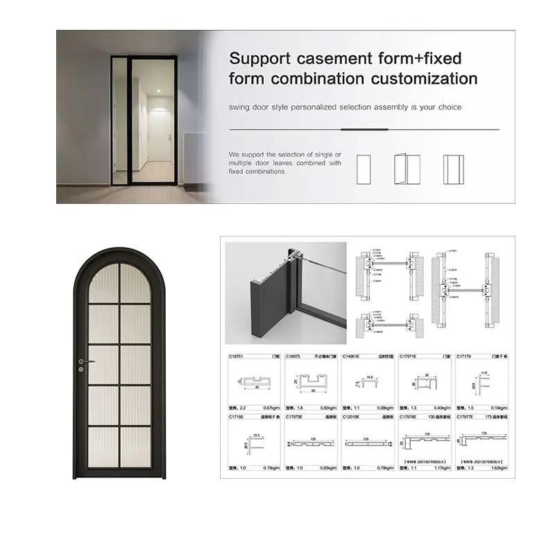 House Exterior Thermal Break Aluminium Profiles Glass Pocket Sliding Door Heavy Duty Patio Sliding Doors