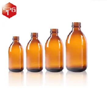 Флакон сиропа из янтарного стекла 150