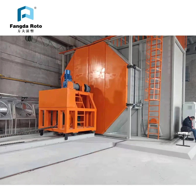 Fangda two arms shuttle rotational moulding machines