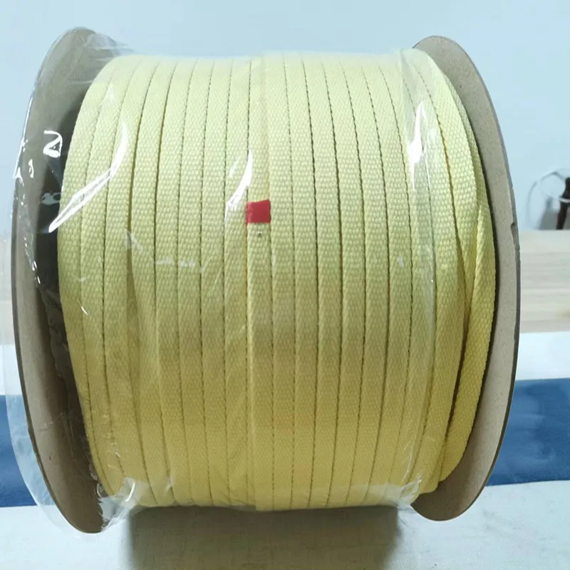 Glass Tempering Furnace Roller Rope High Temperature Aramid Rope Fire  Roller Rope