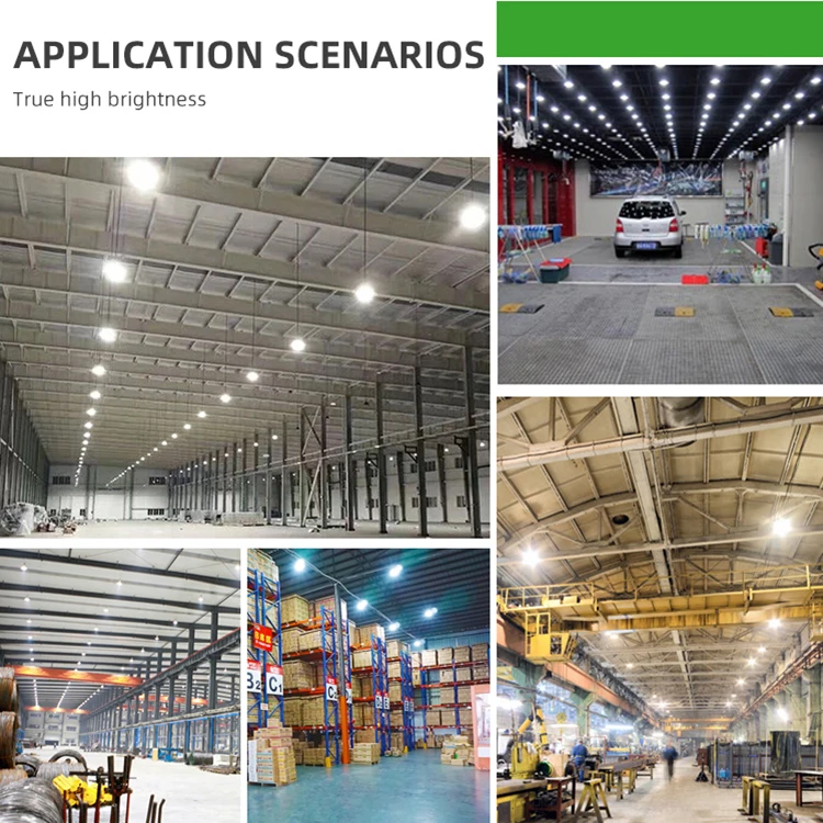 Lampara Led UFO Commercial Warehouse Workshop Factory Lighting Fixture 150W High Bay Light 85 265V IP65 High bay Led light