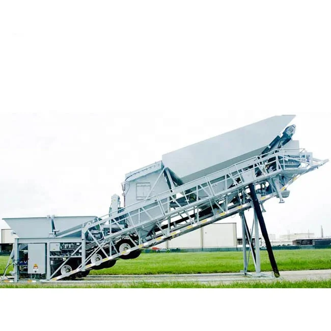 Largest Mobile 100 Cubic Meter Concrete Plant Ready Mixed Automatic Control Italian France German