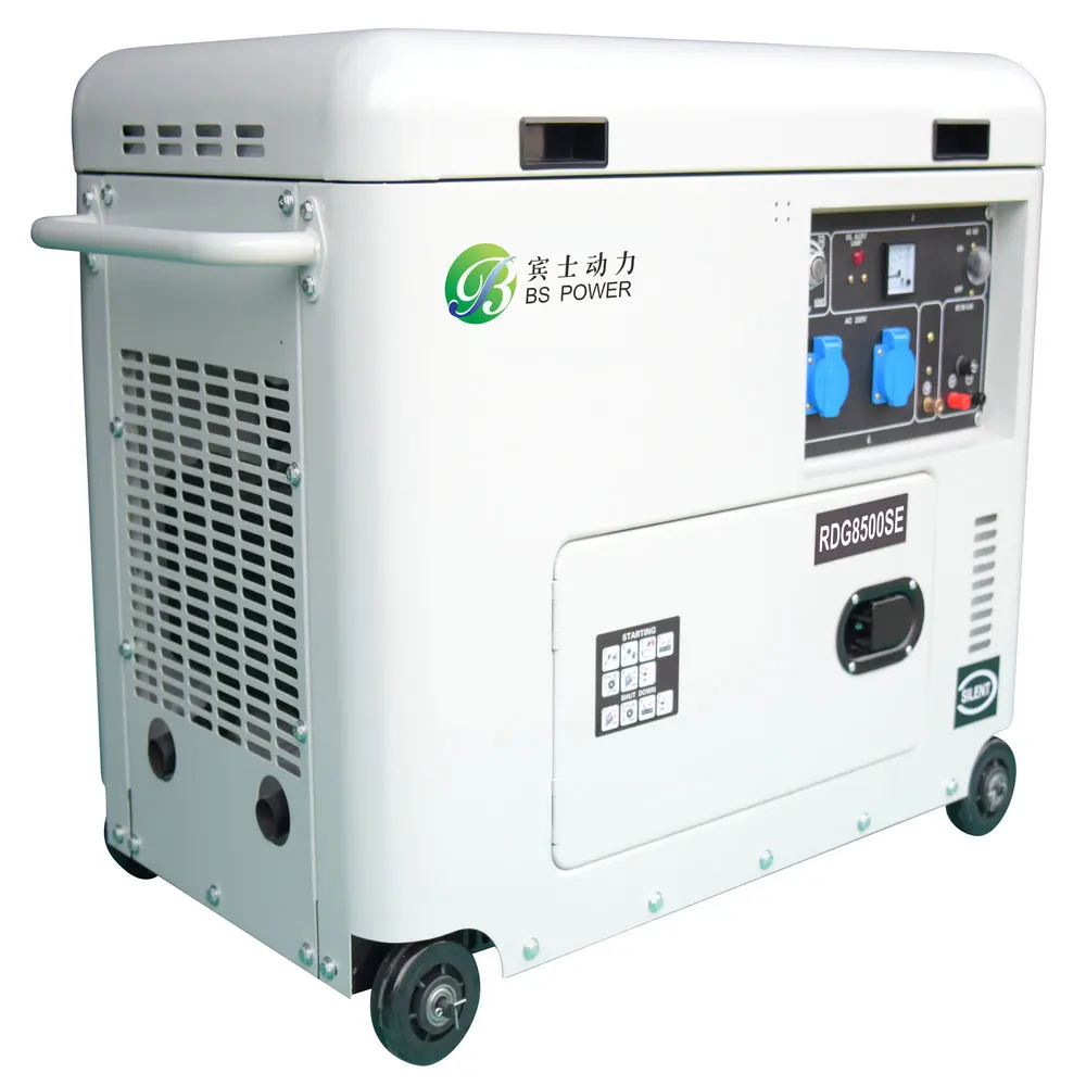 10kw Factory Cheap Price Soundproof Silent Generator Portable Cheap Dinamo Genset Water Cooling Diesel Generator
