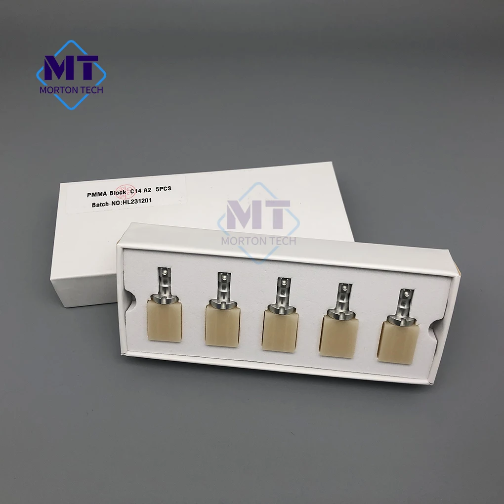 Un solo bloque ZeChuan  PMMA C14 resin block for CAD CAM 5pcs