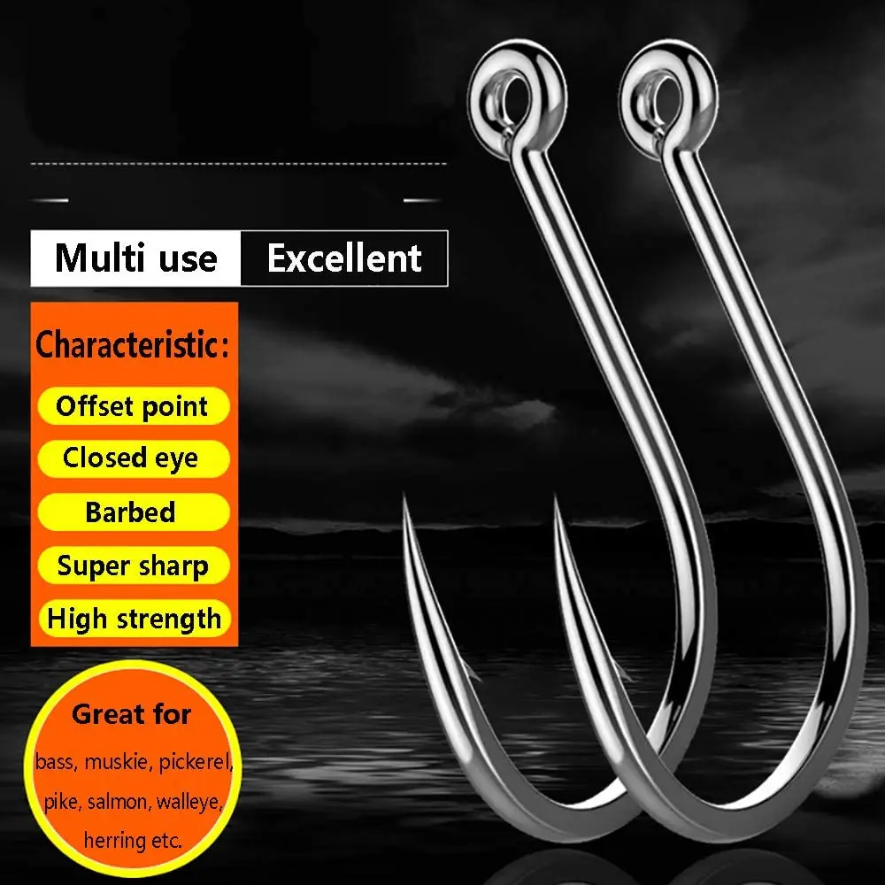 High Quality Octopus Bass Beak Bait Carbon Stainless Steel Packaged Set Fishing Hooks