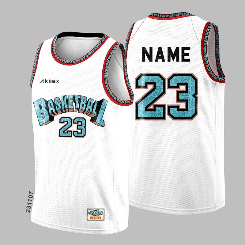 Customized High Quality  Adult Basketball Jersey Sublimated Printed Reversible Mesh Basketball Sport Jersey RCJ-62