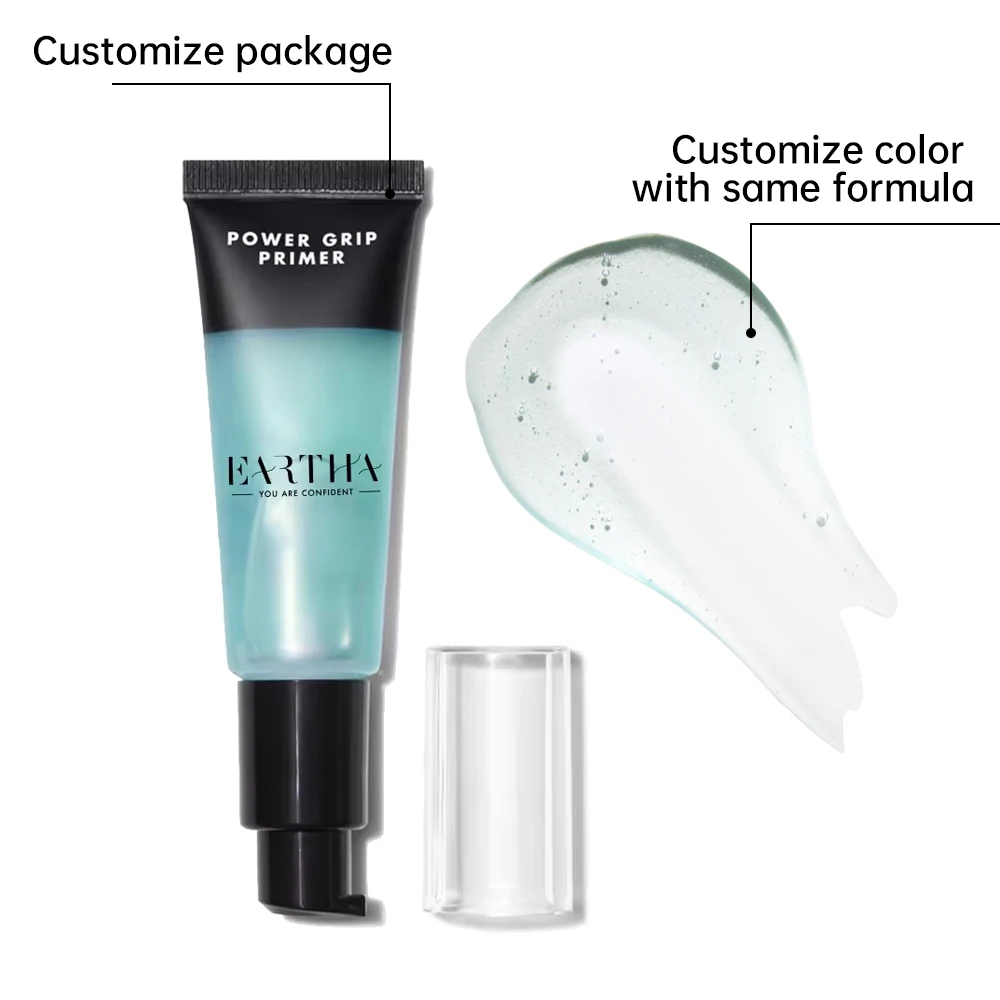 Brand Your Logo Makeup 20ml Face Primer Base Blue Makeup Primer Cream Facial Liquid Makeup Foundation Primer