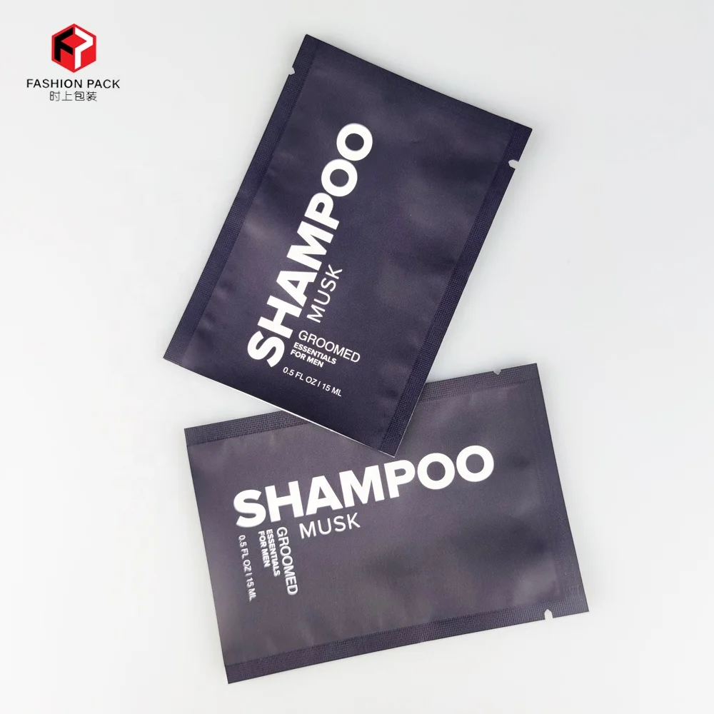 Custom digital printing plastic plastic packaging bag 10ml 30ml small sample sachet bag custom sachet