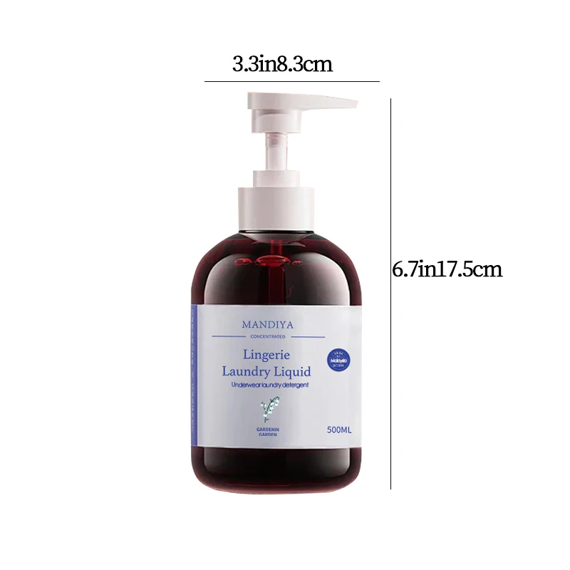 Natural Protease Underwear Laundry Liquid for Intimate Clothing Long-Lasting Fragrance 500ml Mild and Non-Irritating Bathroom