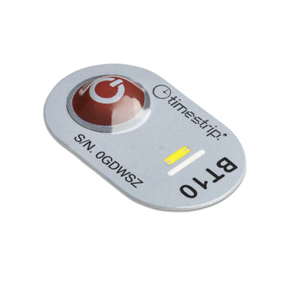 Timestrip Blood Temp 10C Blood Label