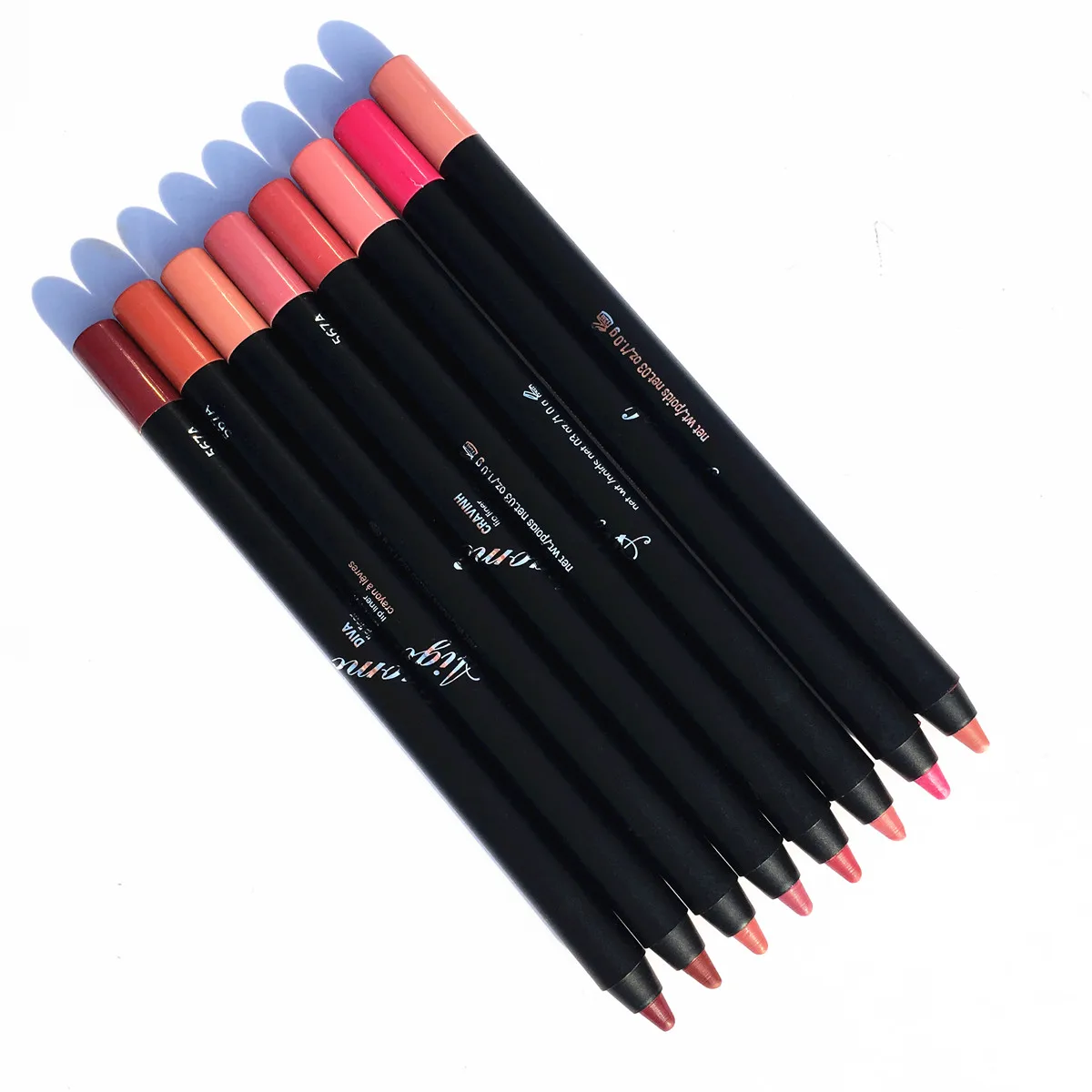 Оптовая продажа для губ, подводка для губ, частная этикетка водонепроницаемый Контурный карандаш с высокой Пигмент матовый 8 видов цветов изготовленные на заказ для губ