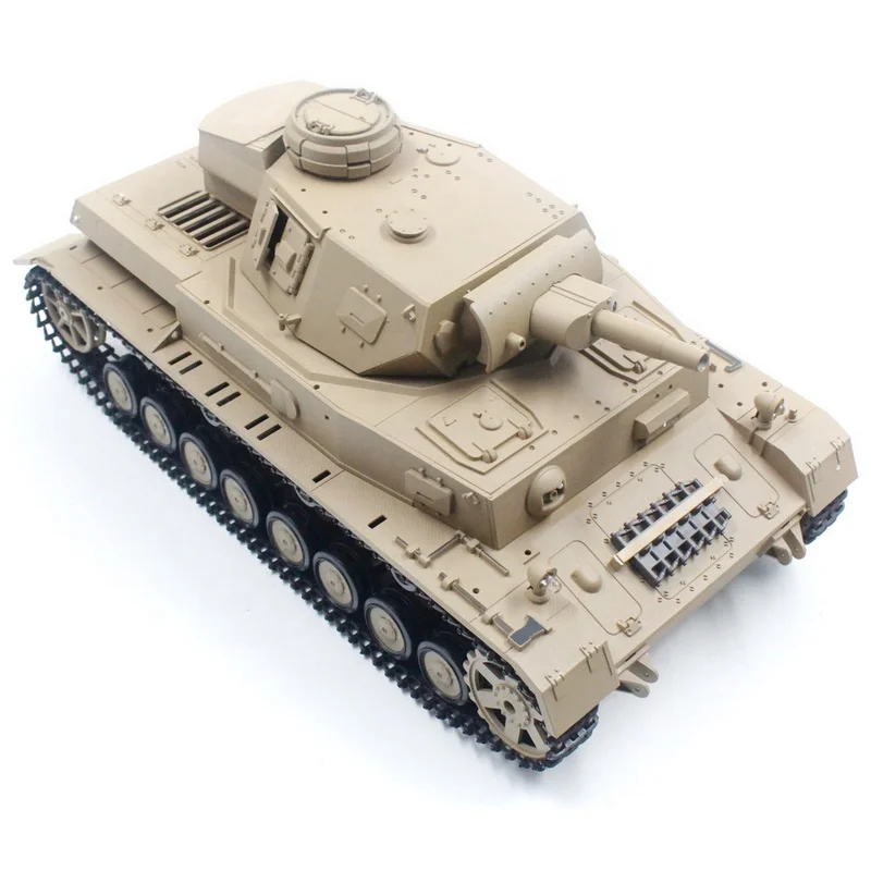Heng Long 3858-1 1:16 German Panzer IV F Type RC Medium Tank Toy With Smoking