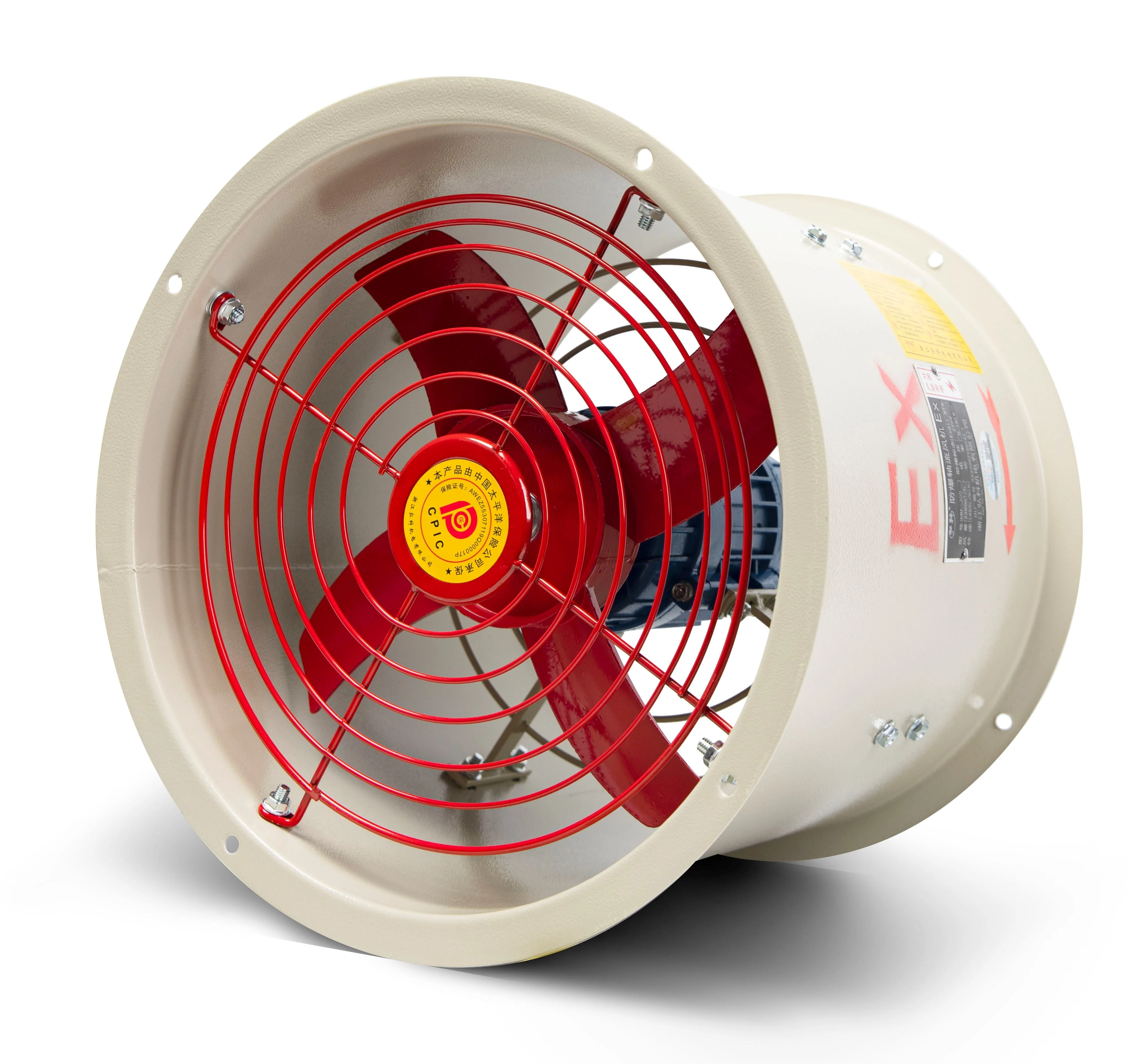 Hongke CBF air fan industrial anti Explosion Proof Axial Flow Fan For Strong Smoke Exhaust And Ventilation In Industrial Plant