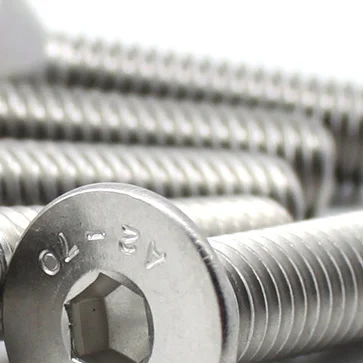 304l DIN 7991 Stainless steel Hex heed bolt M1.6-M16