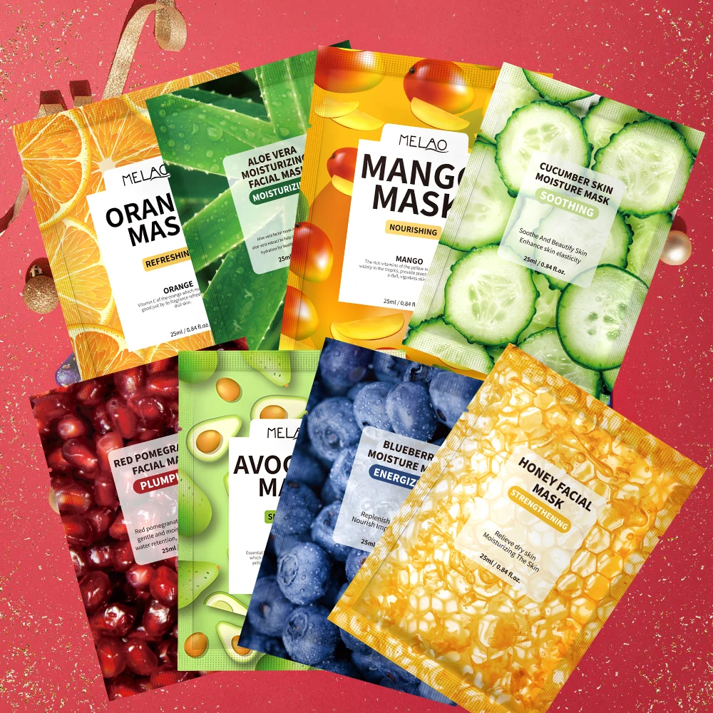 Fruit face mask maker machine masque fruits organic vitamin c sheet form enzymes fig facial kiwi vegetable skin care