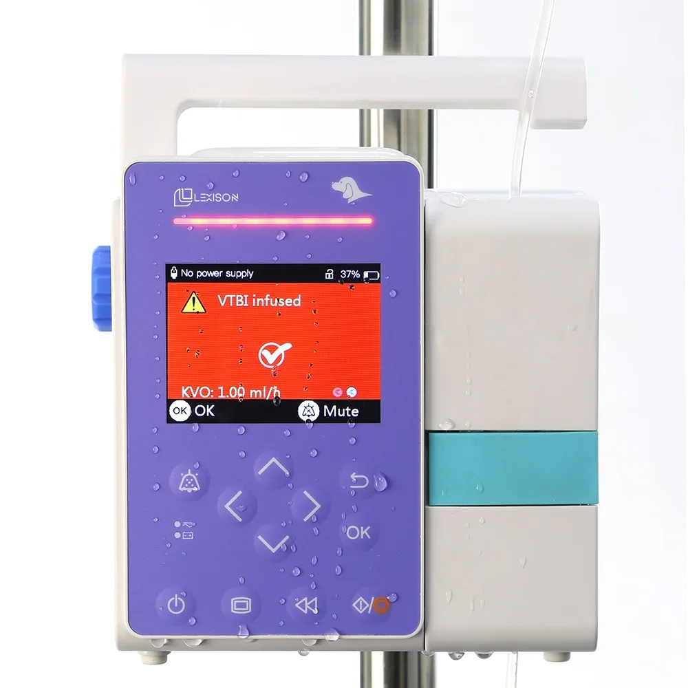Lexison Veterinary Equipment PRIP-E400V High Quality Veterinary use Medical Electric Fluid Infusion IV Pump for animal pet use