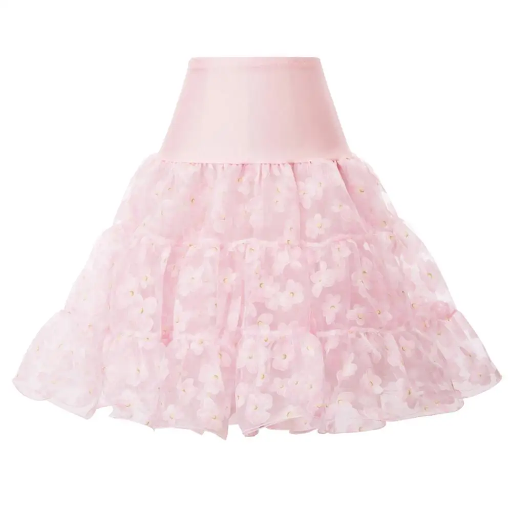 
Grace Karin CL008922 Colourful Women A-line Short Retro Dress Vintage Crinoline Rockabilly Petticoat Underskirt 