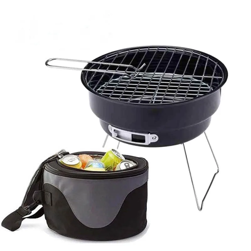 Camping Charcoal Stove, Outdoor Barbecue Grill Camping Portable Charcoal Bbq Grills//