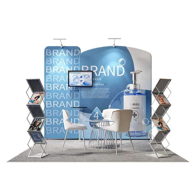 OEM Custom Fast Easy Setup Modular Flexible Quick Exhibition Stands Displays Booth Stands For New Product Launch Or Event