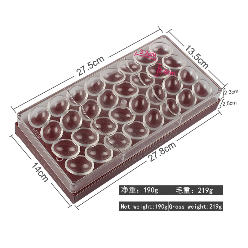 Best Value Food Grade DIY Plastic Chocolate Candy Mold