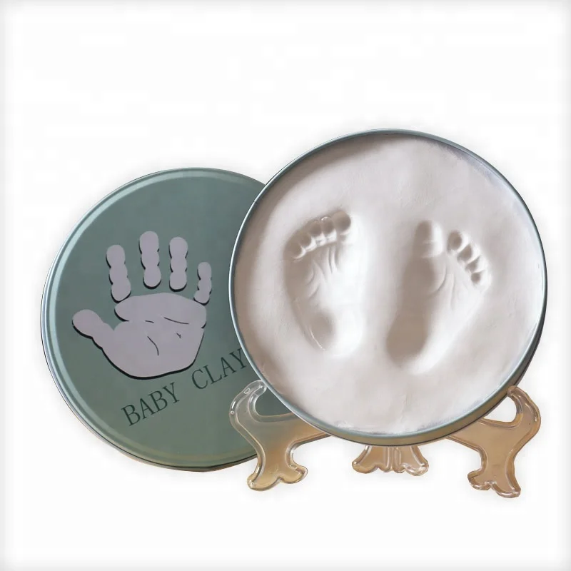 Baby Keepsake Framesfor Handprint and Footprint Kit Unique baby gift Contains nontoxic clay DIY
