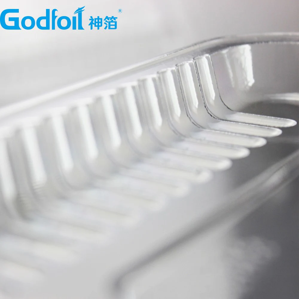 Plastic PET Dome Lid for Aluminum foil containers