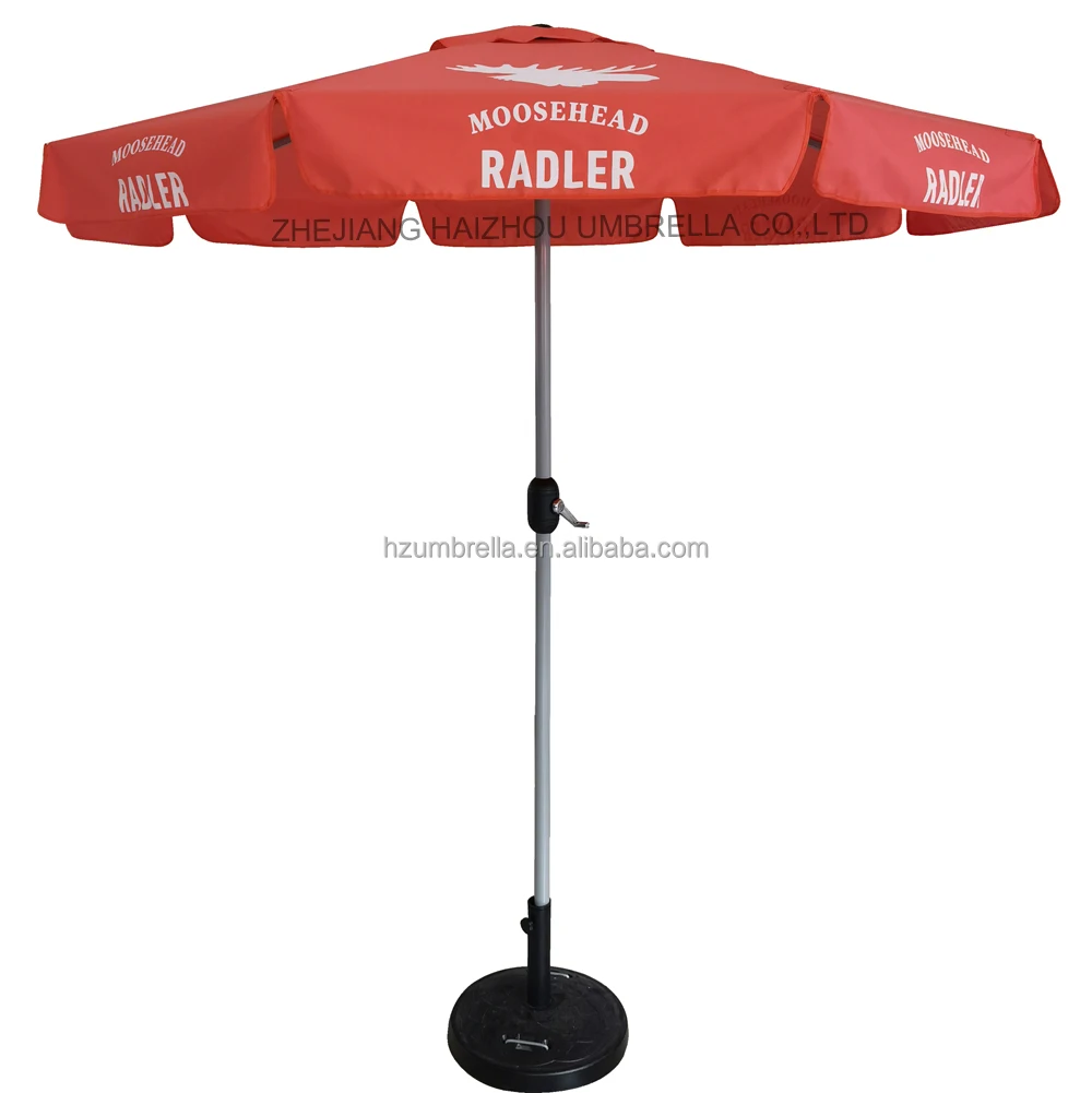 2m X 2m Customized Beer Promotional Patio Umbrella Garden Umbrella Parasol