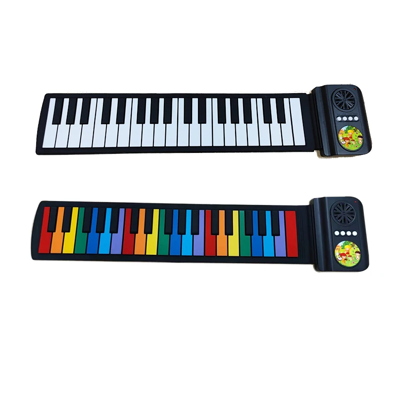 2024 New Item Hand Roll Silicone Keyboard Instruments Electric Piano Keyboard