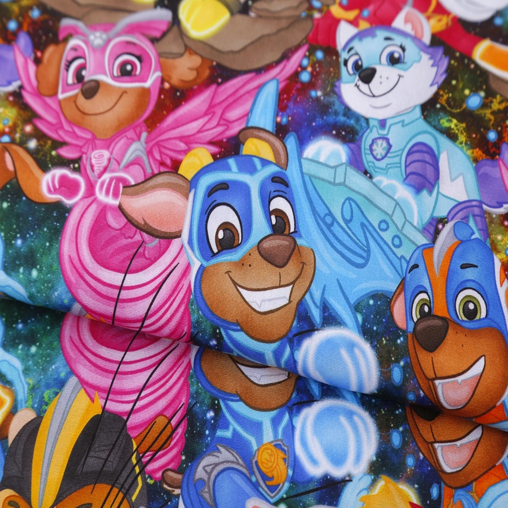 Newest Product Digital Printing On Fabric Cute Cartoon Animals Design Printed 100% Pure Cotton Poplin Fabric