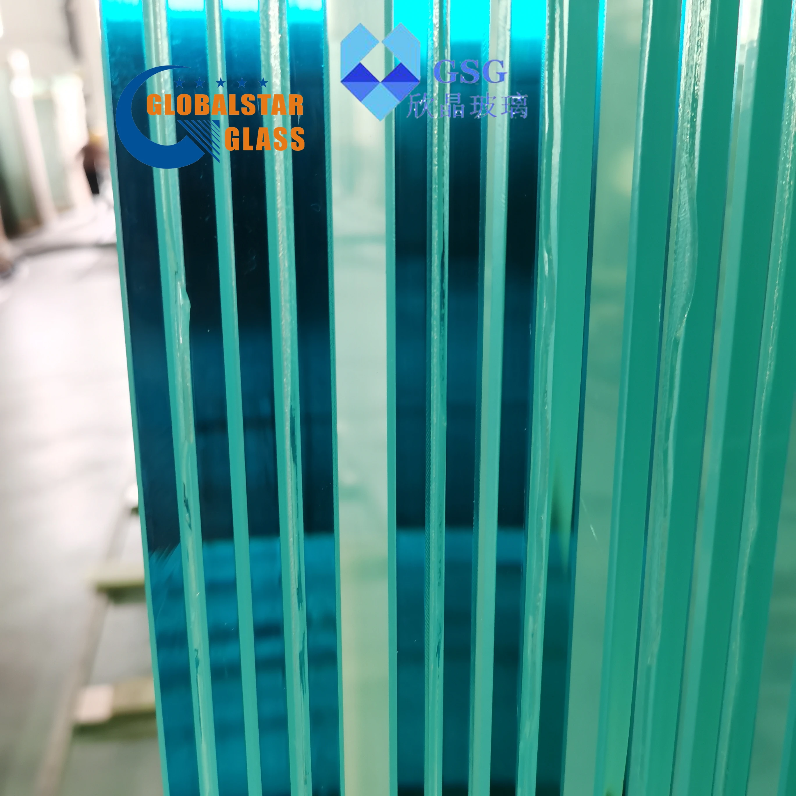 884 Extra Clear Float laminated Glass  for Building Glass