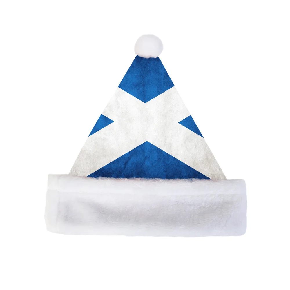 Wholesale Annual Meeting Hat Christmas Decorations Hats With National Flags Logo Printing