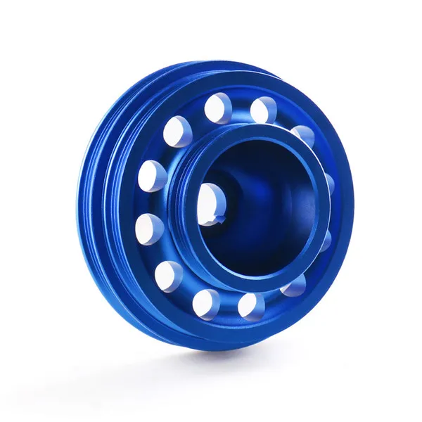 cnc machining from 7075 t6 aluminum custom made cnc pulley crankshaft