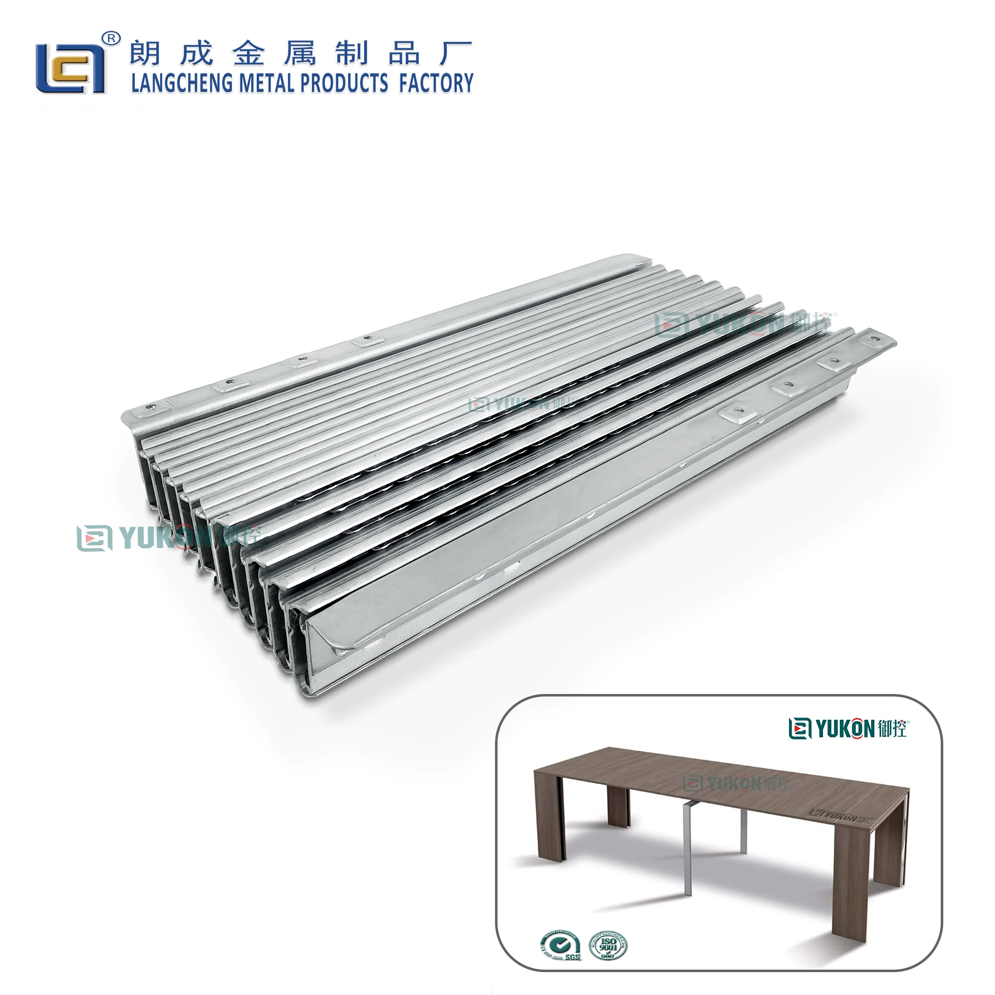 telescopic single side opening extension table slide (extension table mechanism)