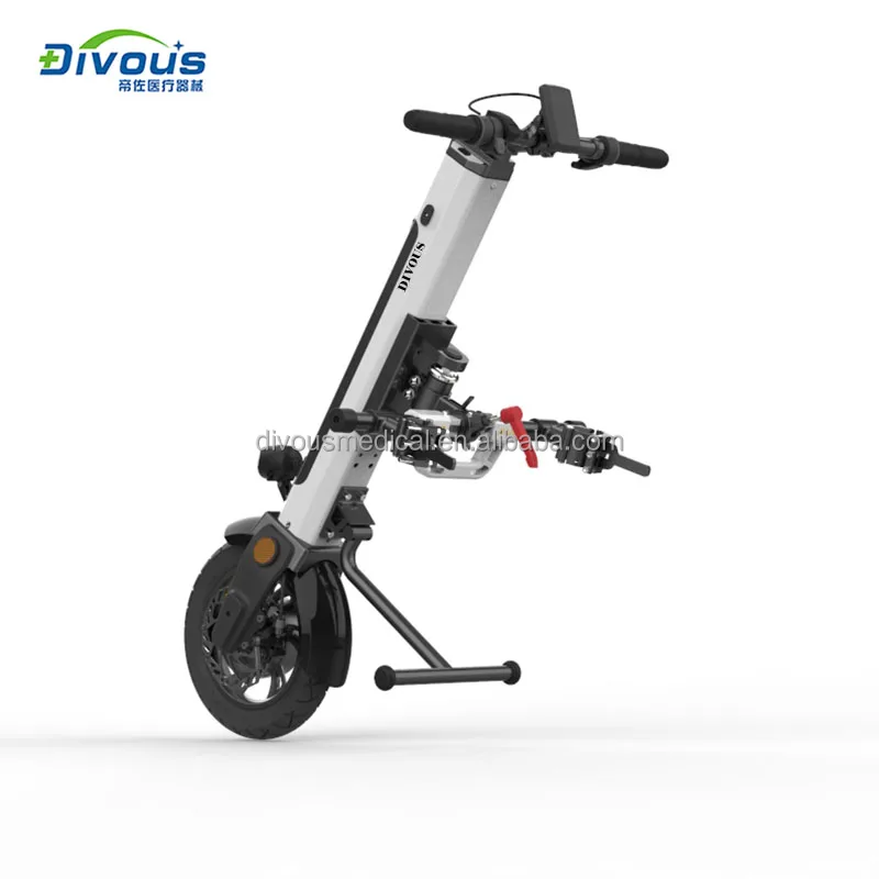 Wheelchair Sports Drive Electric Car Head Elderly Disabled Travel 12 Inch electric handcycle wheelchair attachment 2023