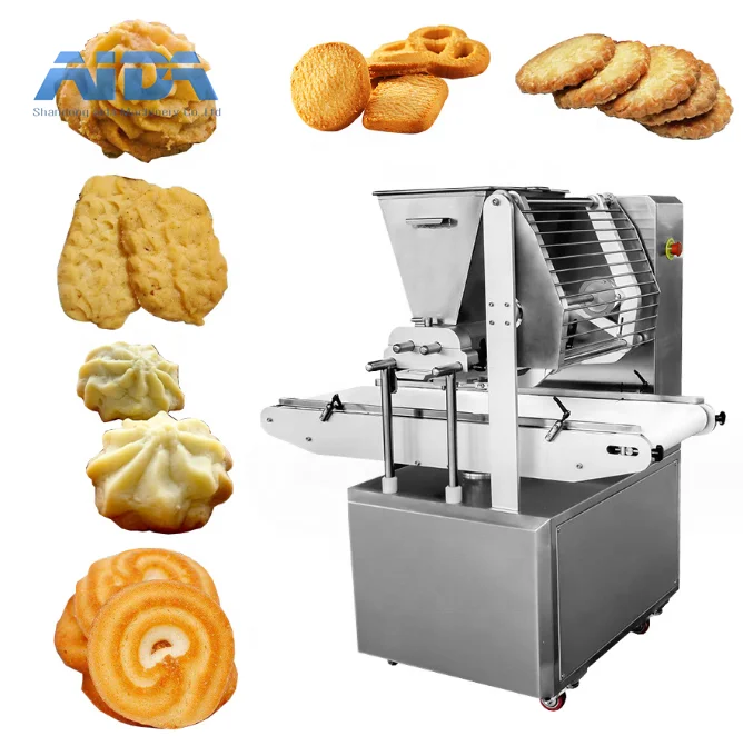 automatic mini biscuit cookie depositor machine Industrial Rotary Cookie Biscuit Making Machine For Supplier
