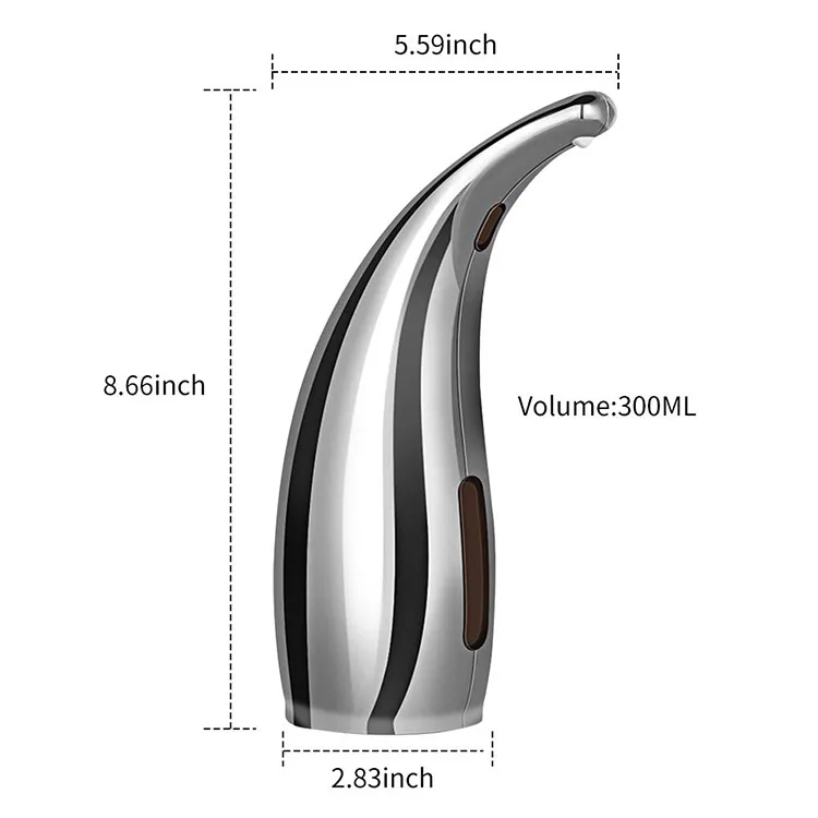 
300ml Automatic Soap Dispenser 300ml Waterproof Electric Soap Dispenser 