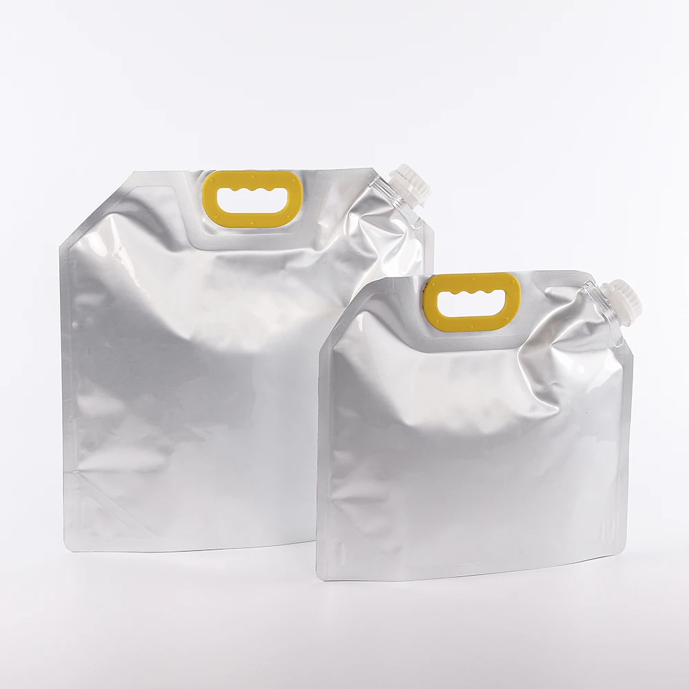 
Изготовленный на заказ пластиковый стоячий мешочек для гравюры объемом 5 л, алюминиевая фольга, ламинированный мешок 