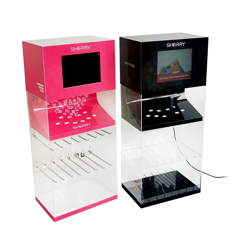 Tinya Acrylic Tobacco Display Stand Retail Store Desktop Cigarette Smoke Counter and Floor Display Rack