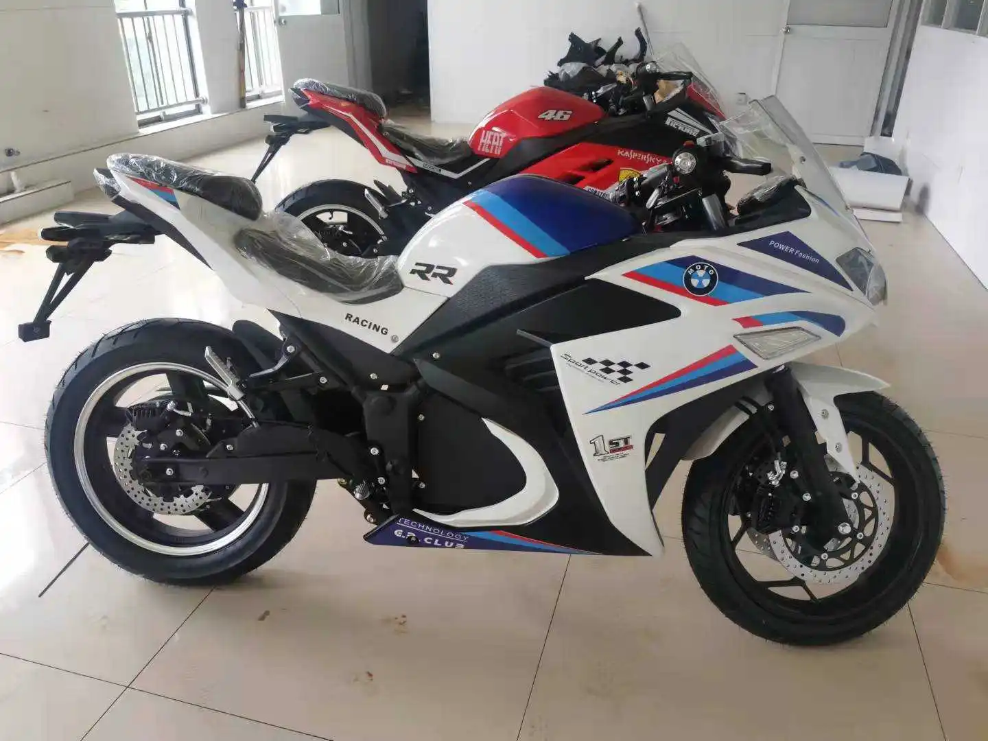 Китайский новейший с наклейкой BM RR 10000 Вт гоночный Электрический мотоцикл литиевой батареей велосипед для взрослых