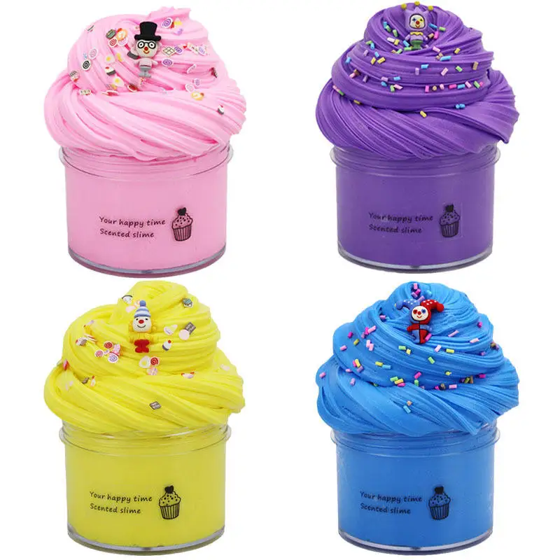 Hot 2024 Slime Putty 6 Colors DIY Crystal Mud Kids Toys Educational Soft Slime for Kids