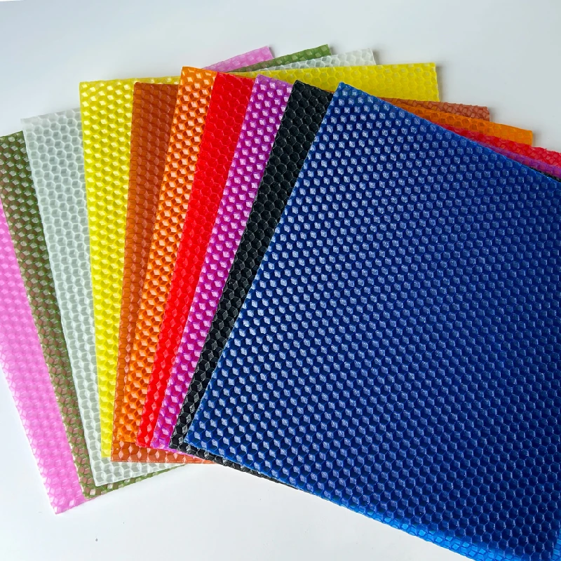 Candle Bulk Pastel Coloured Rolled Beeswax Candle Sheets Beeswax Sheets Colored