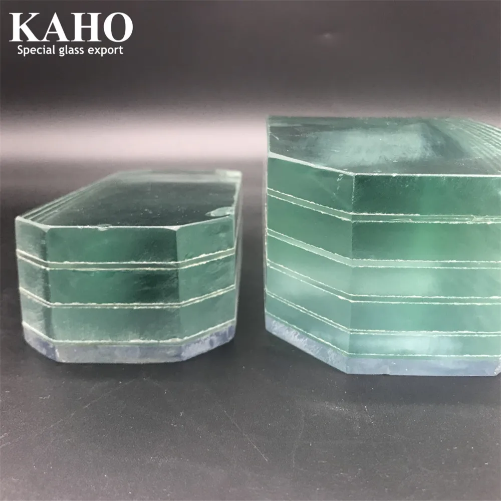 KAHO Bullet-proof Glass , 32mm 28mm Laminated Bulletproof Glass For Bank Counter