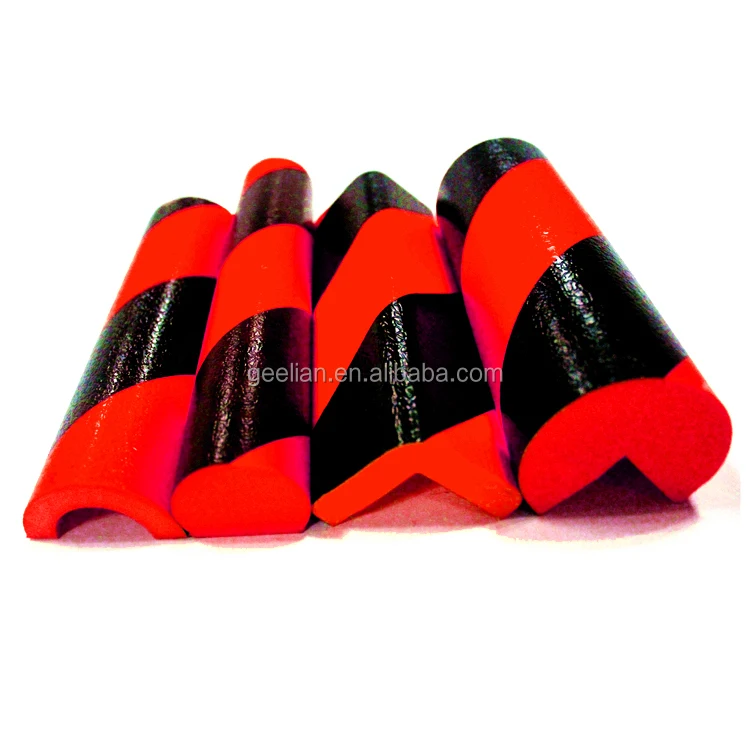 Совершенно новые красные/черные пластиковые Угловые протекторы для керамической плитки, детские защитные края и угловые ограждения