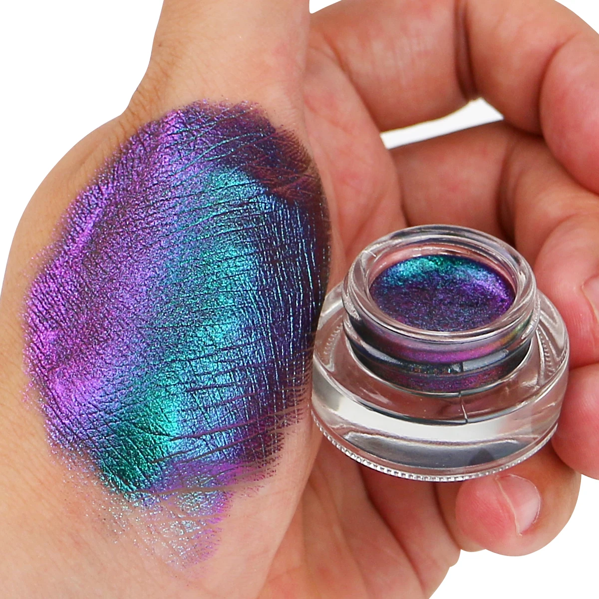Duochrome Aura Holographic Cosmetics Vibrant Loose Pigment Glitter Gel Liquid  Eyeshadow Chameleon