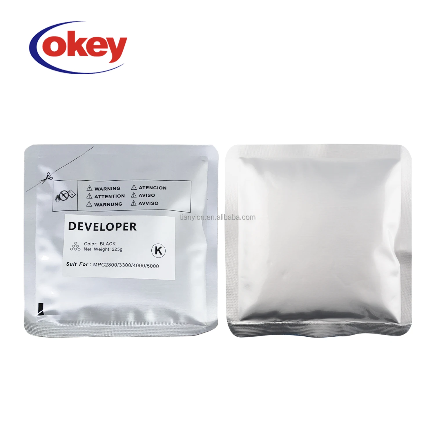 225g MPC4000 MPC5000 Developer Powder for Ricoh MPC 4000 5000 4500 3000 2800 3300 Iron Powder