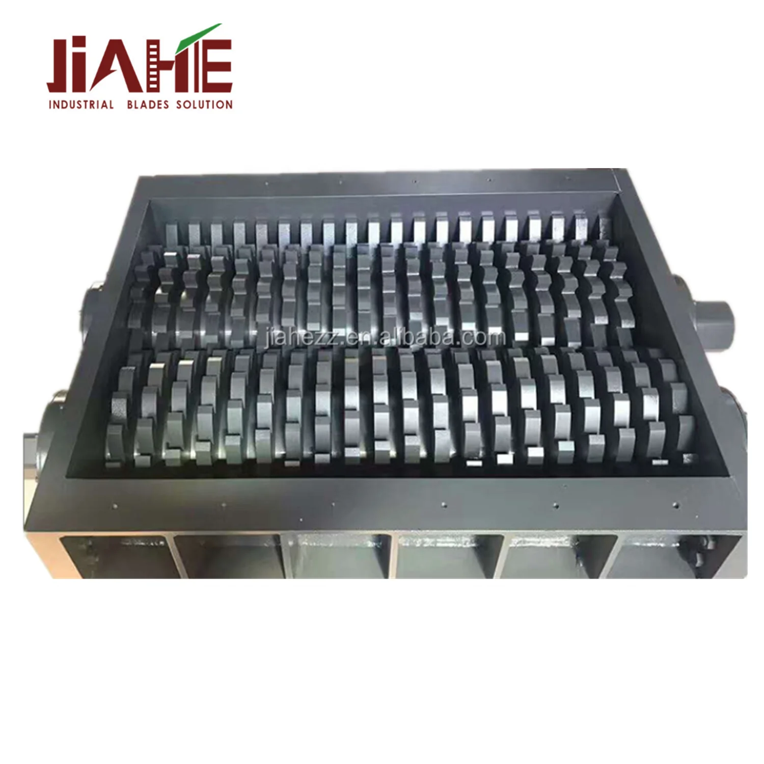 Cardboard/ Rubber /Pet Bottles /Wood /Food /Two Shafts Shredder Machine Chamber Box Blades