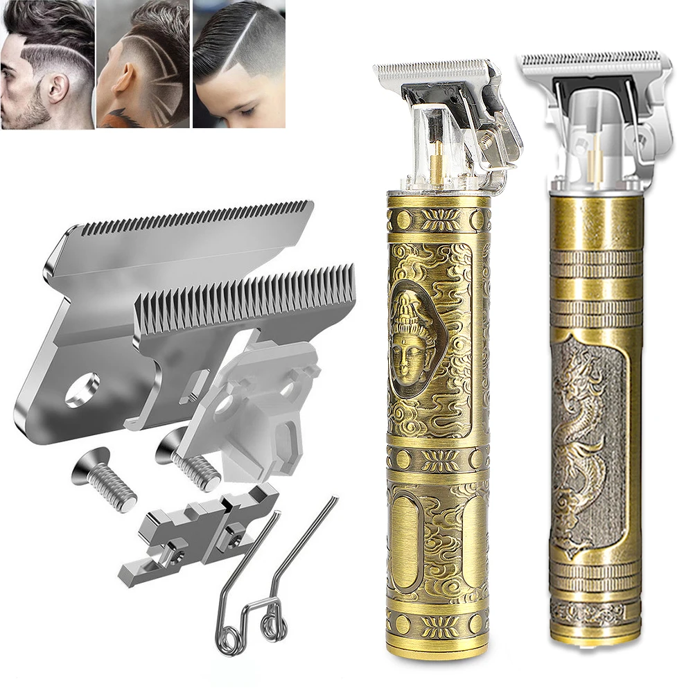 
Zero-Cut Blade Cordless Rechargeable Hair Trimmer USB Charge New In Stock Hair Trimmer Men Hair Clippers 