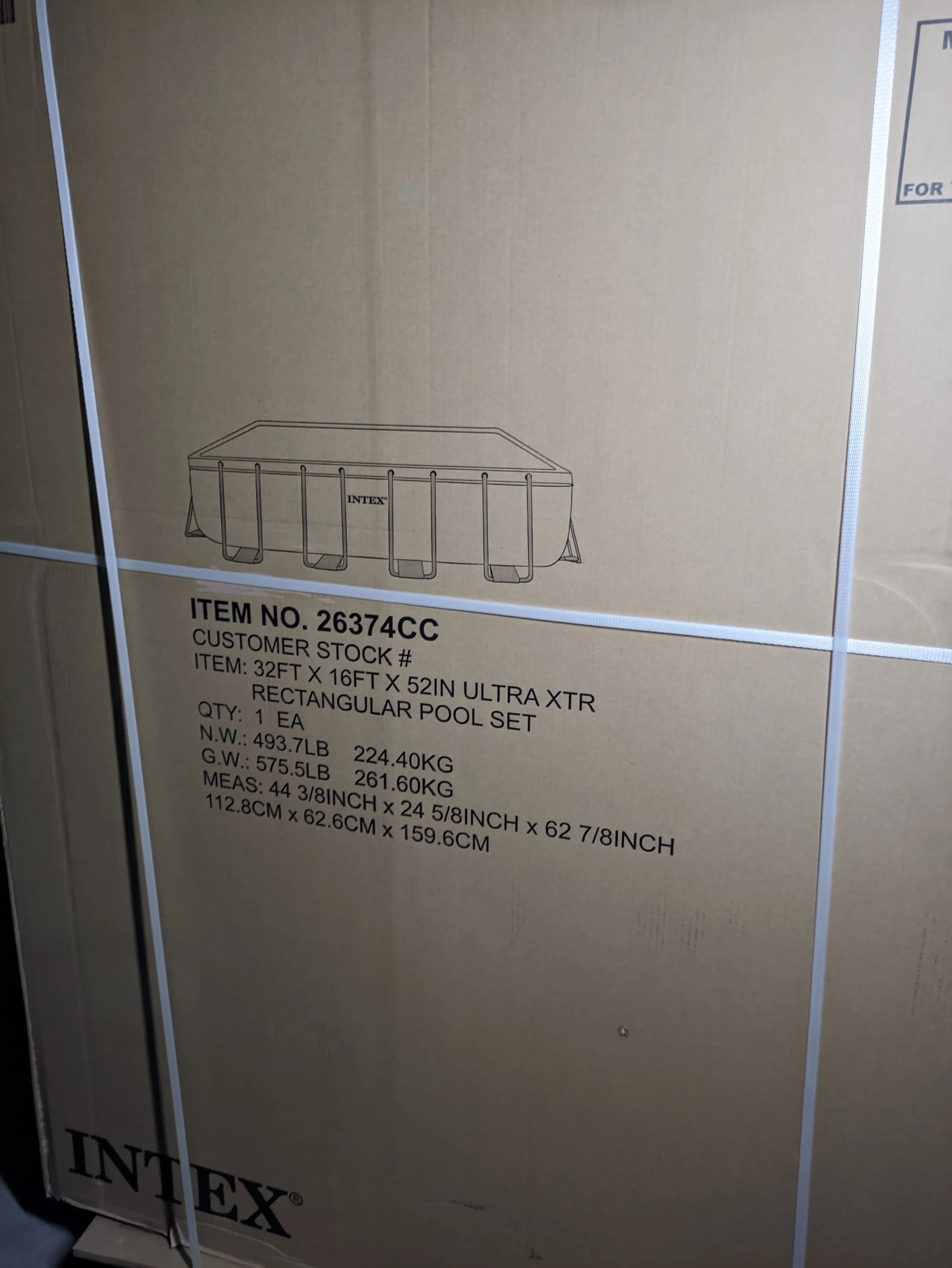  piscinas-intex pool Wet Outdoor Family Pool ready to ship Recreation Metal Stand is simple